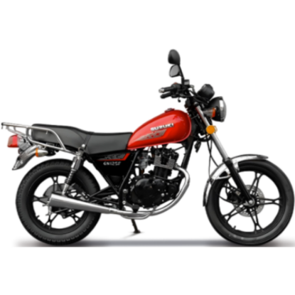 Imagen de GN125FRED Motocicleta de gasolina 124 cc modelo GN125F color Rojo M SUZUKI