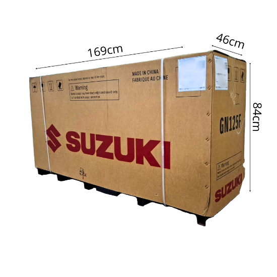 Imagen de GN125FRED Motocicleta de gasolina 124 cc modelo GN125F color Rojo M SUZUKI