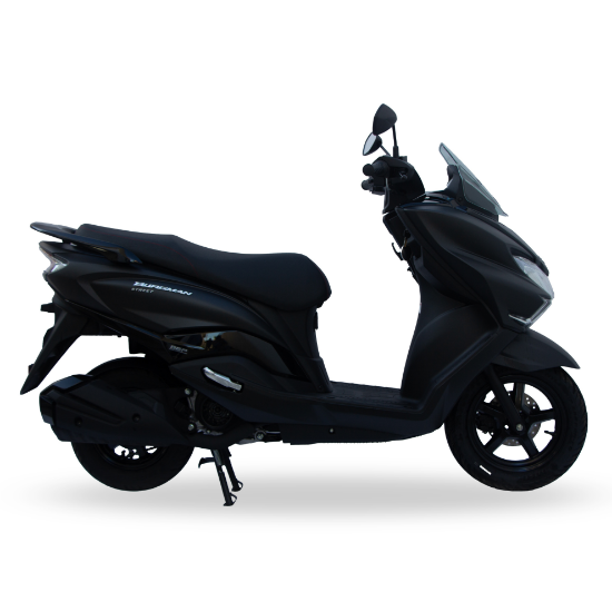Imagen de UB125-BLK-MATE Motocicleta de gasolina124 ccm modelo UB 125 BURGMAN Negro mate M SUZUKI